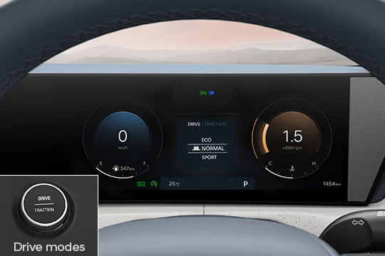 Hyundai Venue efficient drive mode select